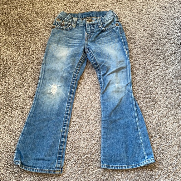 True Religion Jeans Size 9 Inches Laying flat - Picture 2 of 3